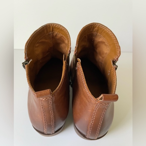 Brown Leather Ankle Boots - Picture 7 of 10